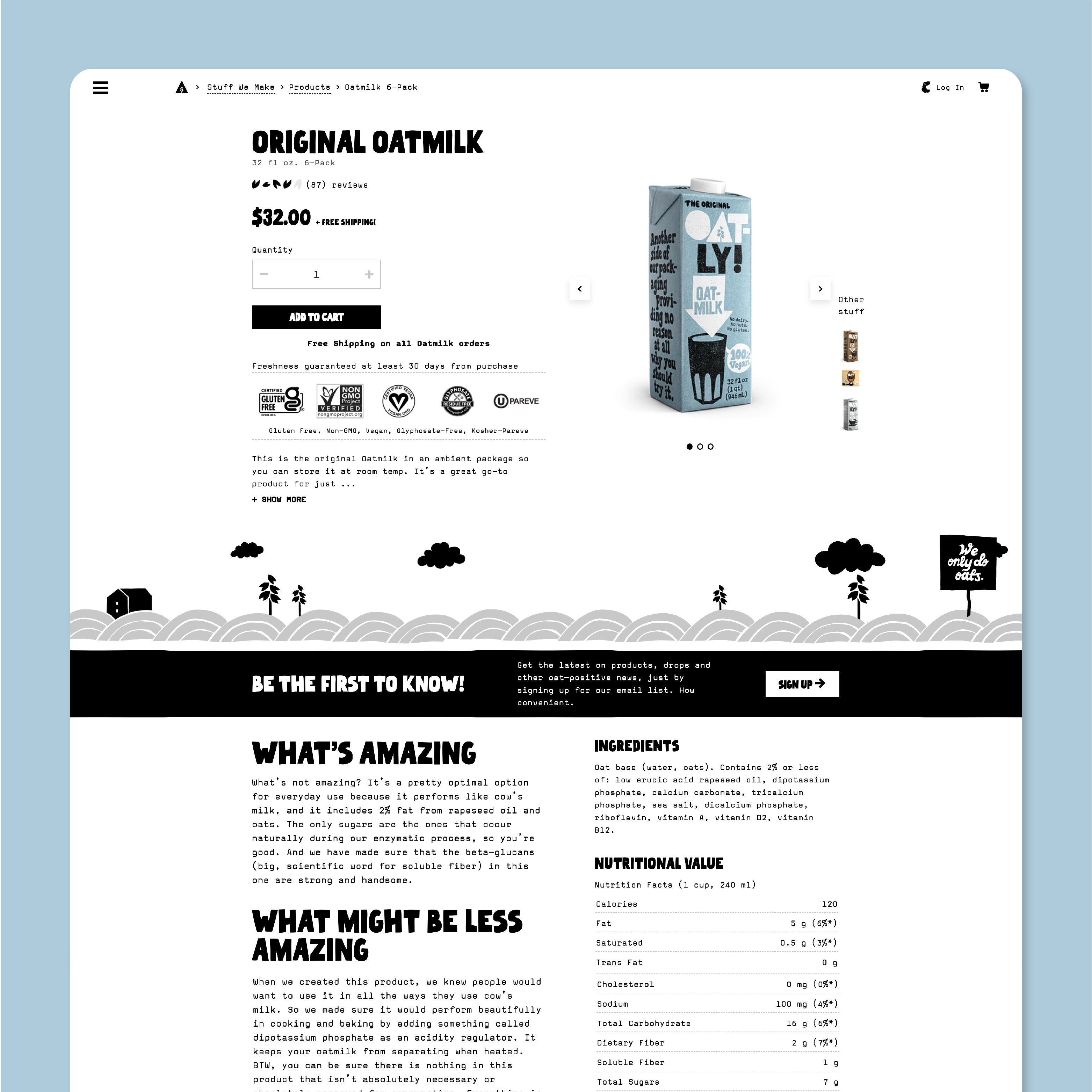 Oatly hero image