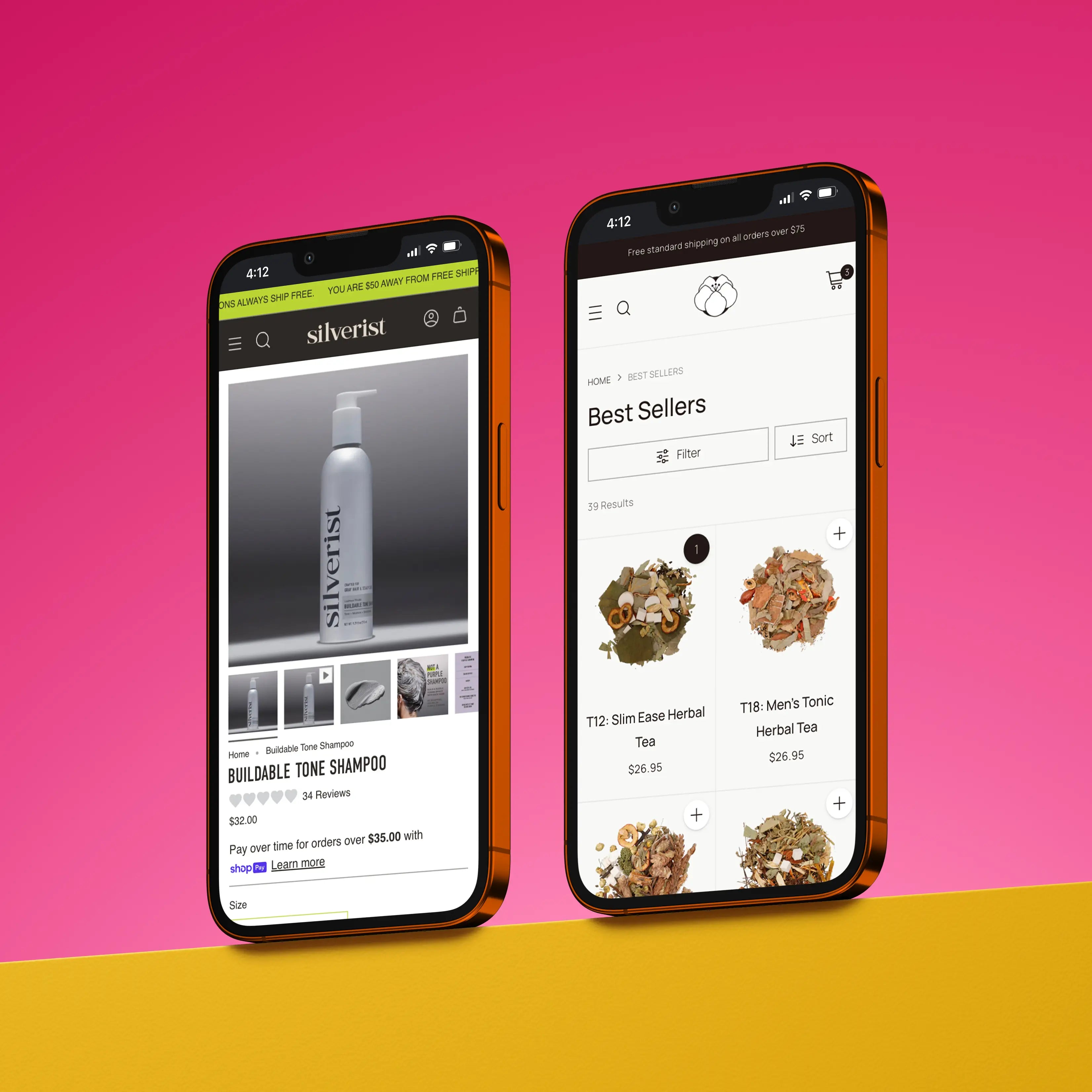Mobile eCommerce experience
